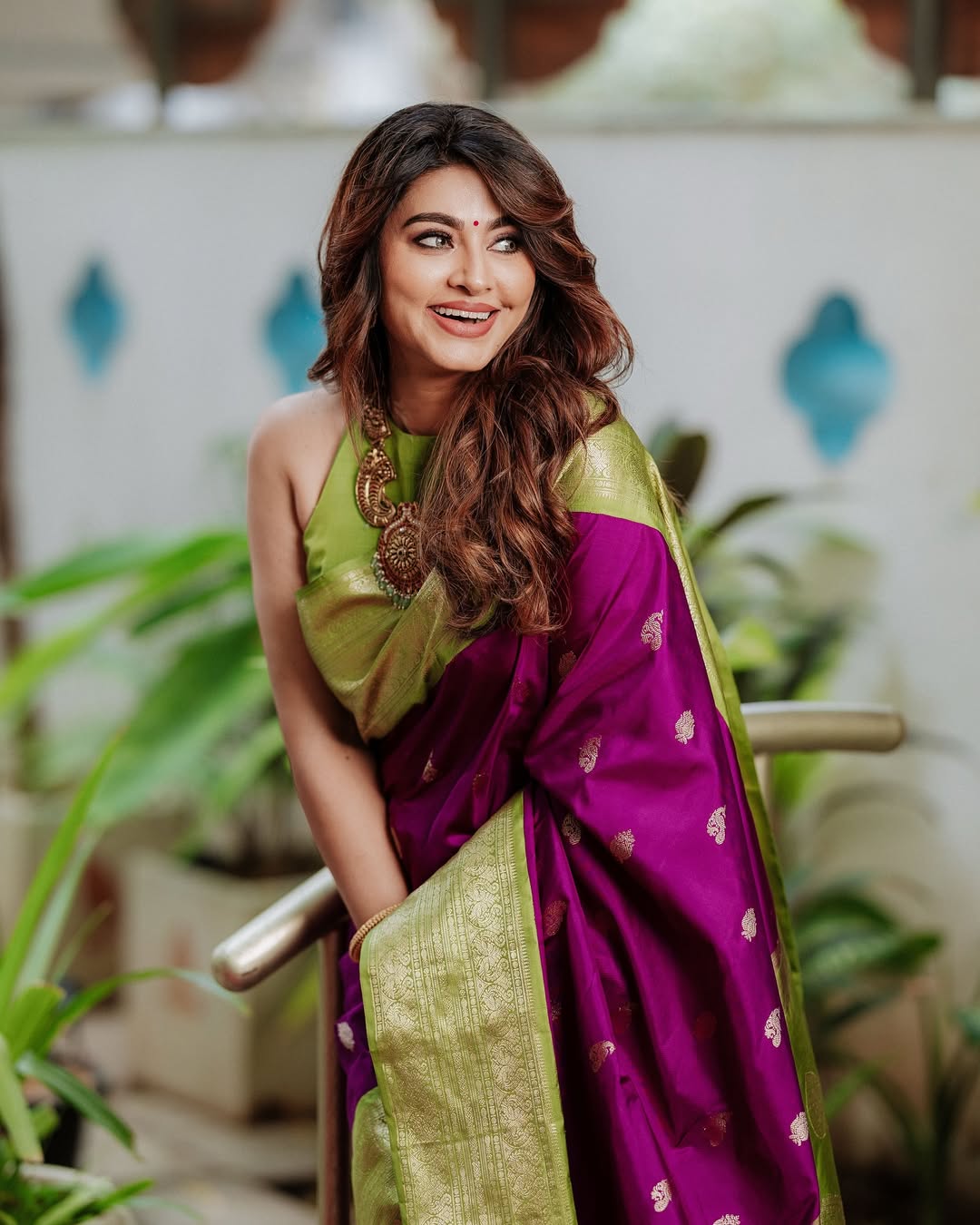 Wedding Rich Pallu Pure Silk Saree With Brocade Blouse