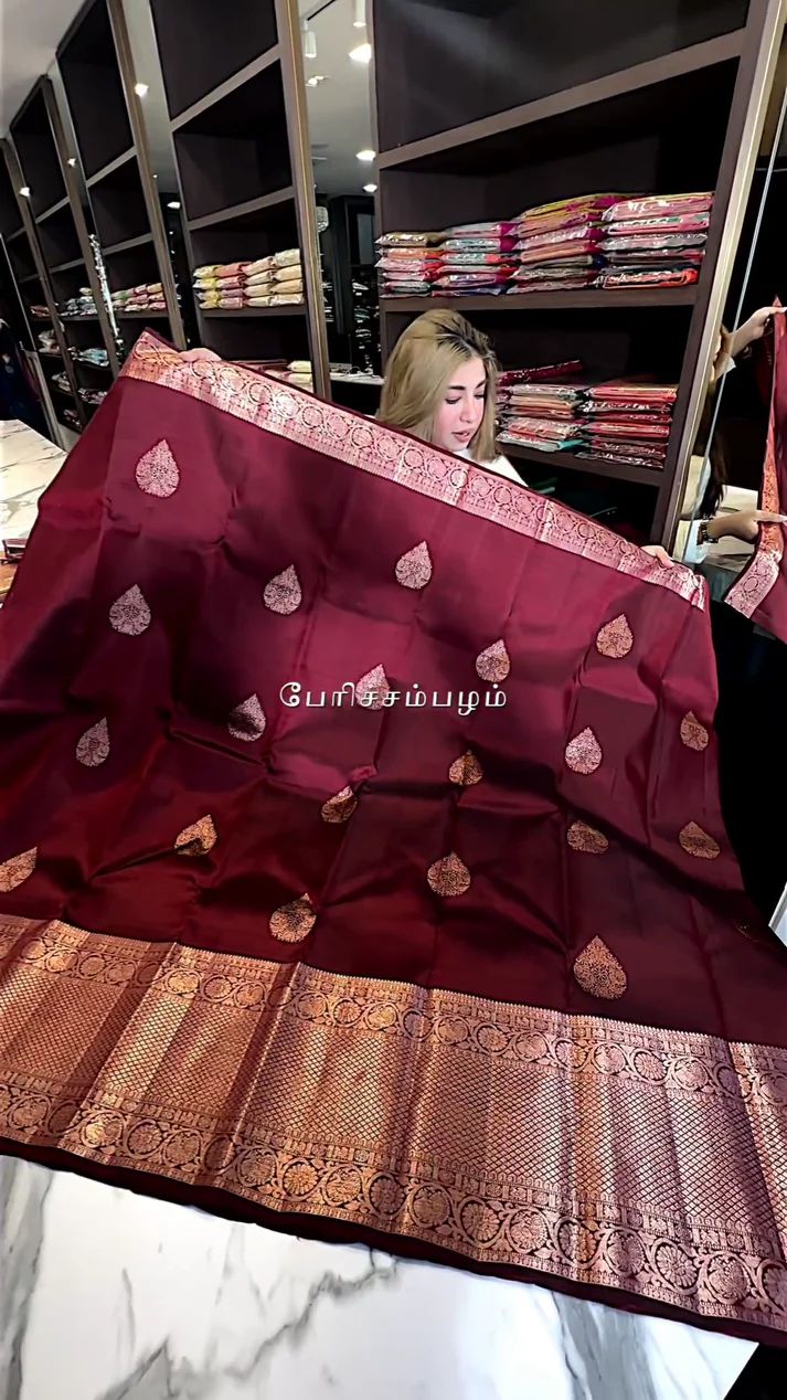 BURGUNDY WINE SAREE