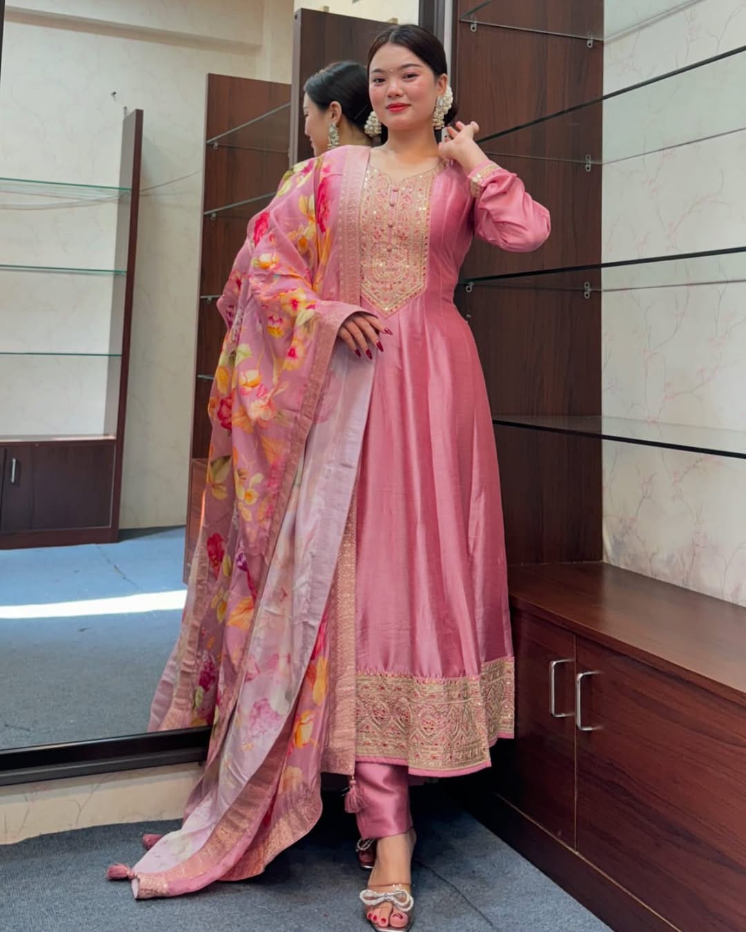Mehfil Magic Silk Anarkali