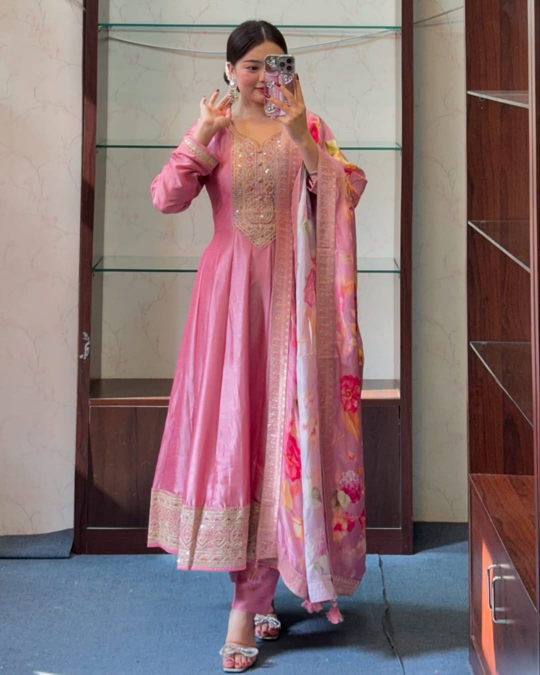 Mehfil Magic Silk Anarkali